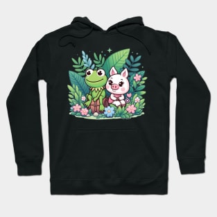 Happy Kermit and Miss Piggy Hoodie